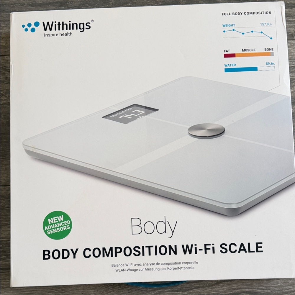 Withings White Body Composition Wi‑Fi Scale